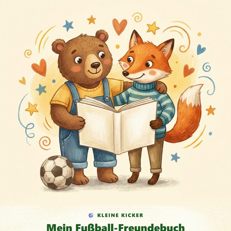 Fußball-Freundebuch Seiten