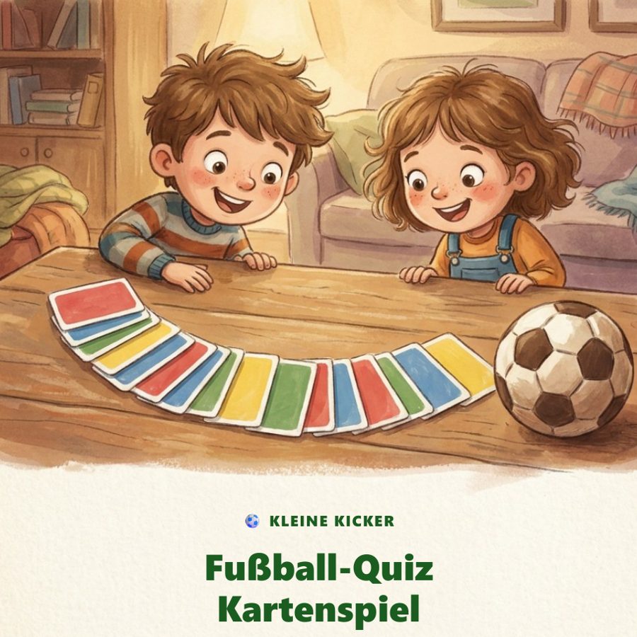 Fußball-Quiz Kartenspiel (50 Fragen)